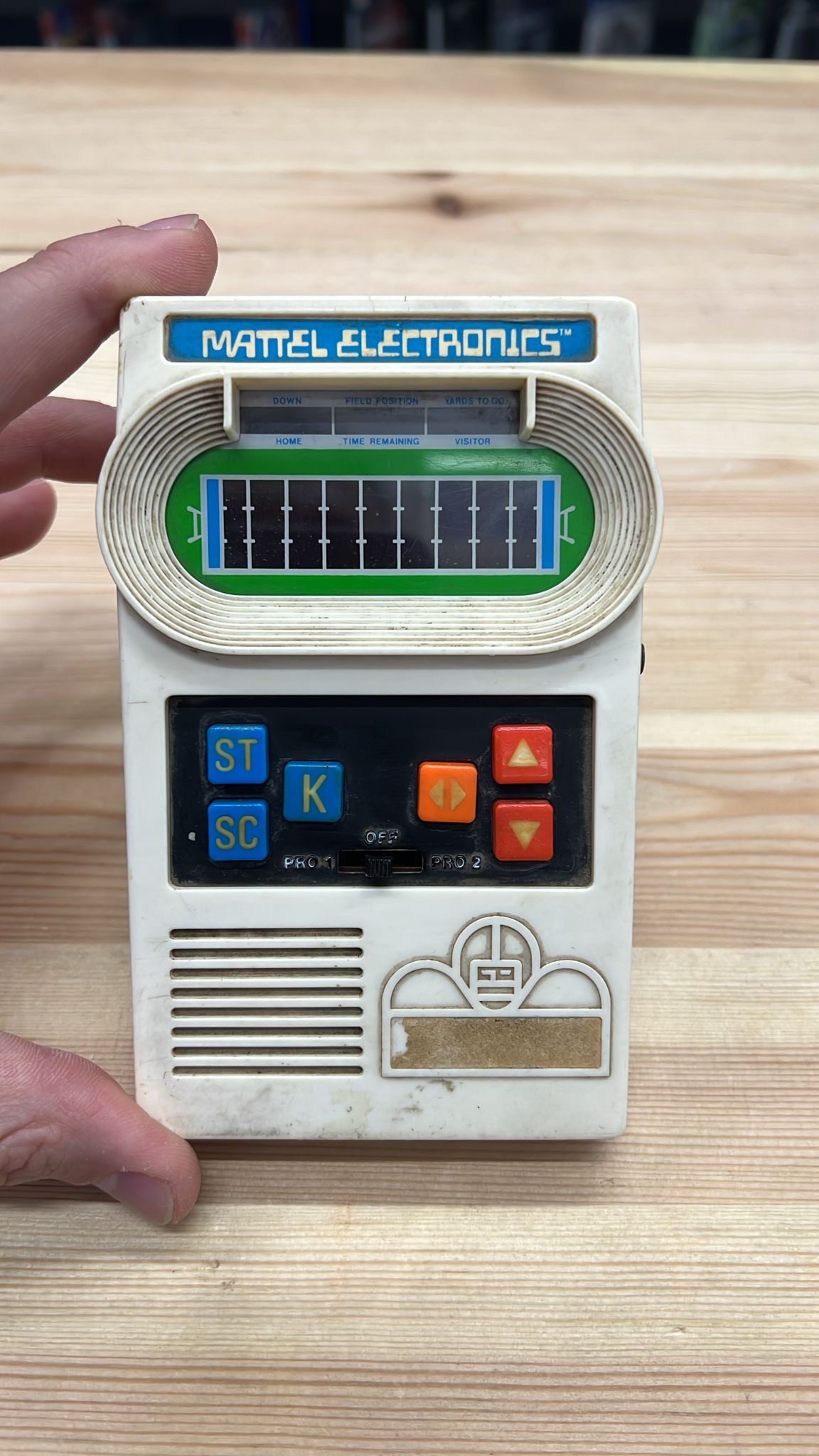Mattel Electronics Football I abans de la restauració